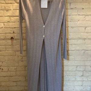 Mus and Bombon Sequin Sweater Long Jacket